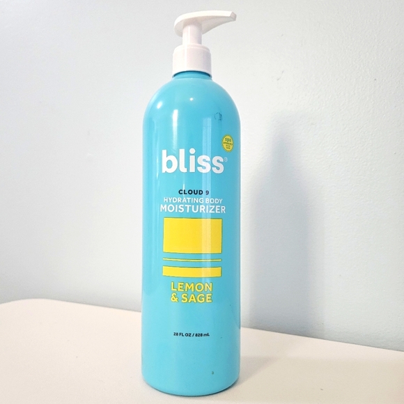 Other - Bliss Cloud 9 NEW Hydrating Body Lotion Moisturizer 28 Oz. Lemon & Sage
